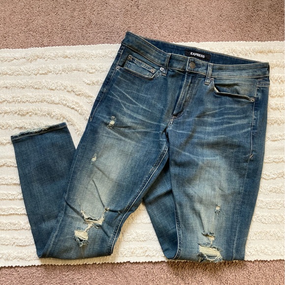 3 pair of mens Express jeans - Picture 4 of 16